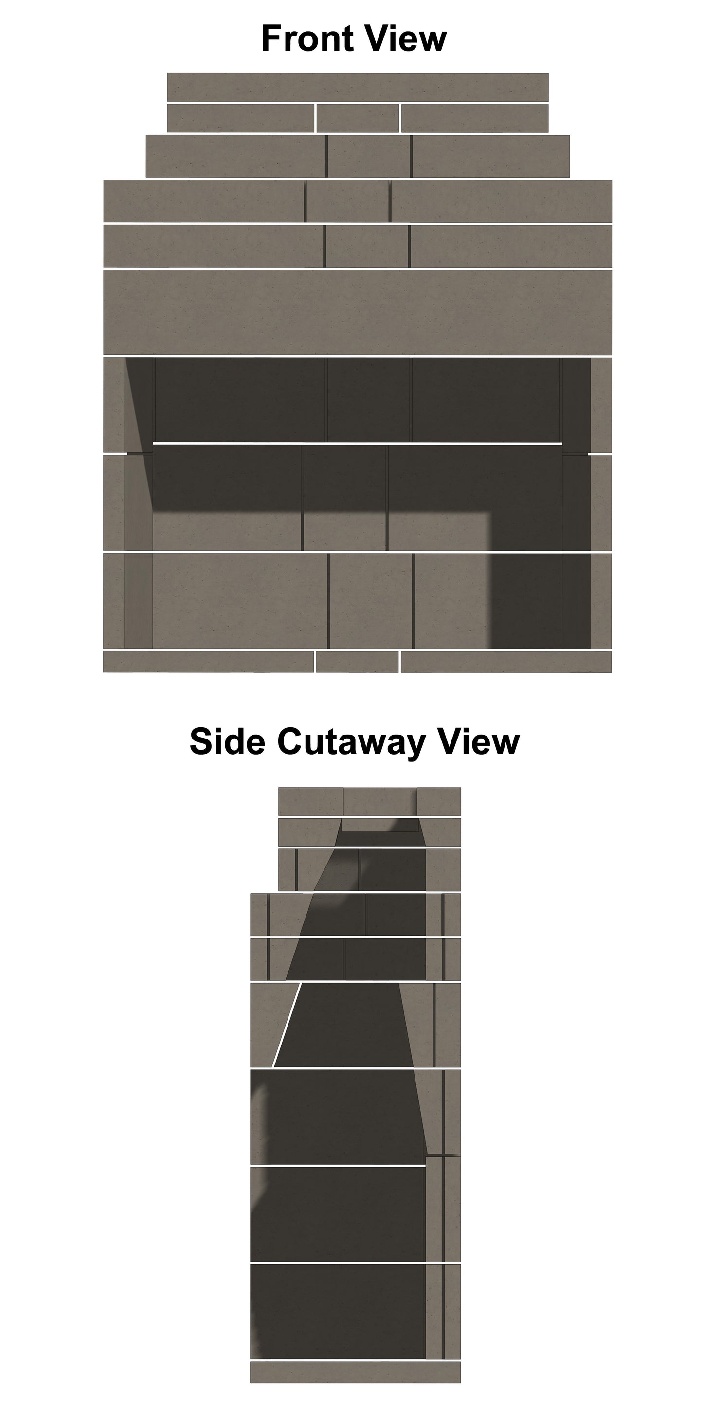 New Age™ Zero Clearance Fireplace 60" (NA-60)