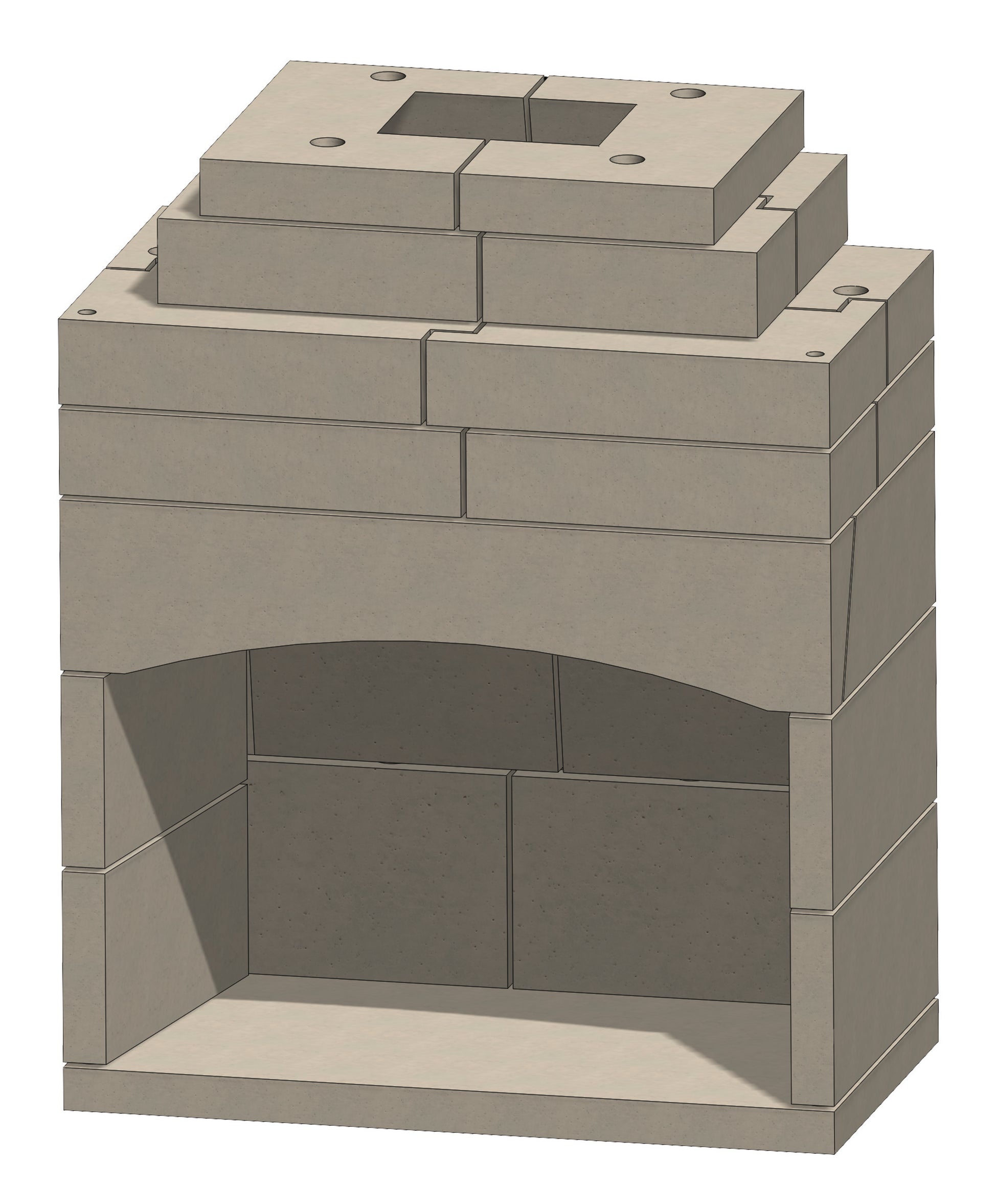 Solid Chimney Blocks  FireRock Building Accessories