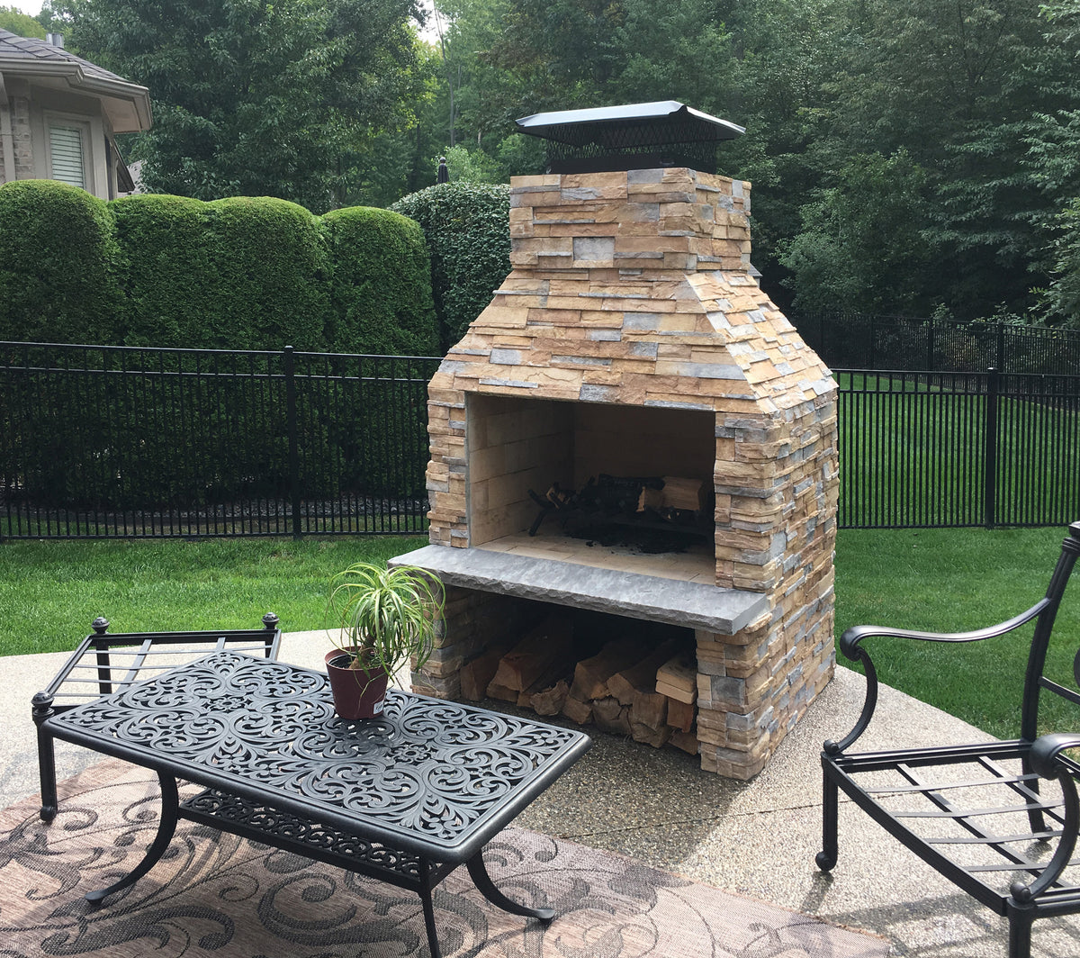 9+ Prefabricated Outdoor Fireplaces Prefabricated Outdoor Fireplaces 24" Veranda Series Outdoor Fireplace
